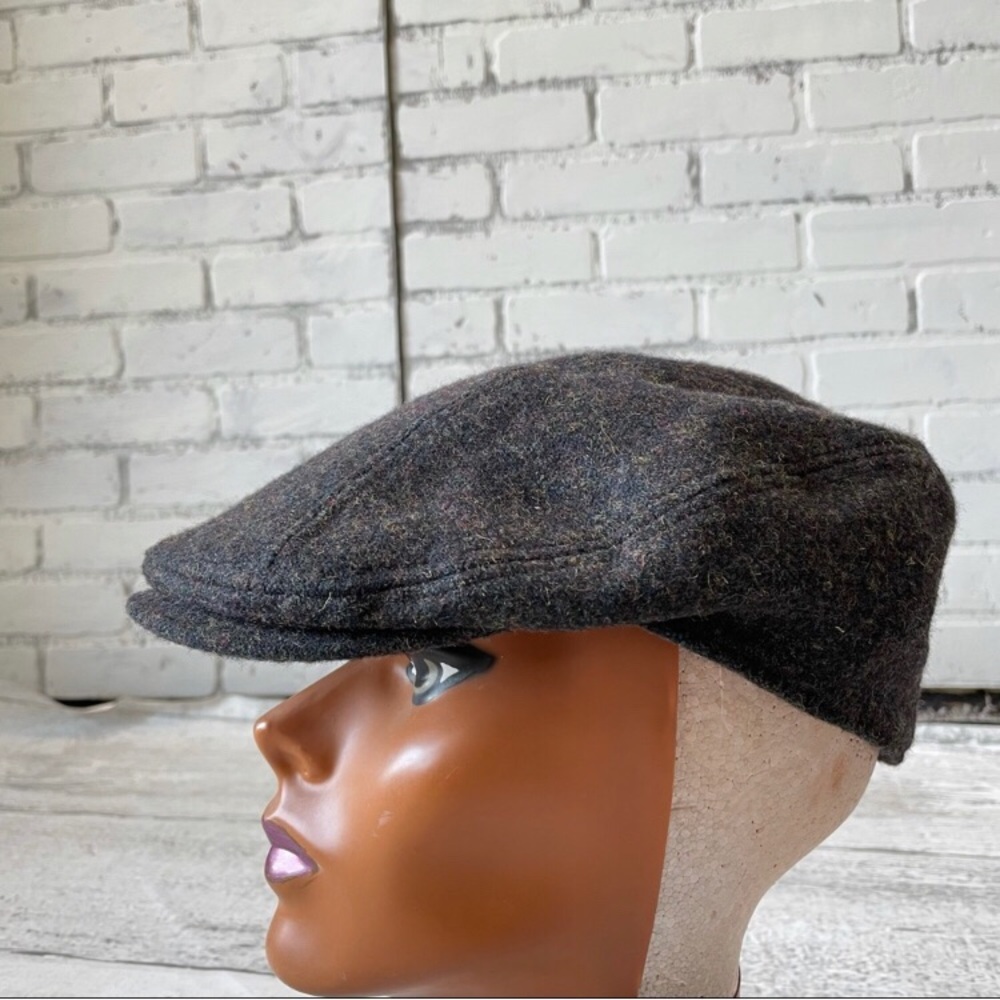 Stetson Wool Cabbie Hat Vintage Rare Tweed Newsboy